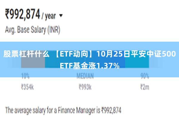 股票杠杆什么 【ETF动向】10月25日平安中证500ETF基金涨1.37%