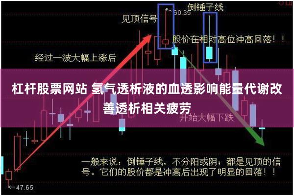 杠杆股票网站 氢气透析液的血透影响能量代谢改善透析相关疲劳